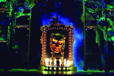 The Wizard’s head in Wicked Musical